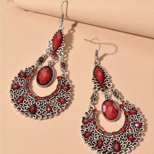 Bohemia National Wind Restoring Ancient Ways Sunflower Earrings Color